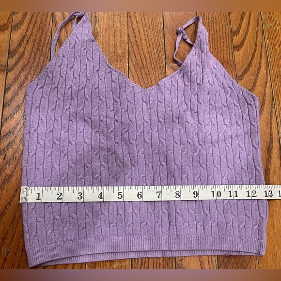 Daisy Lavender Knit Camisole - Picture 3 of 6